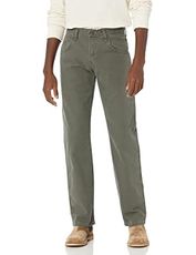 Wrangler Mens Rugged Wear Regular Fit Straight Leg Casual Pants, Moss, 31W x 30L US