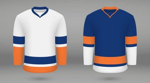 Shirt template forice hockey jersey vector