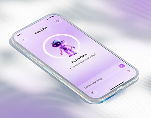 AI Chatbot Mobile App - UX UI Design