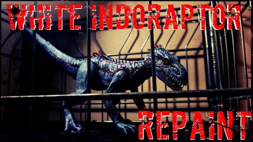 White Indoraptor Repaint
