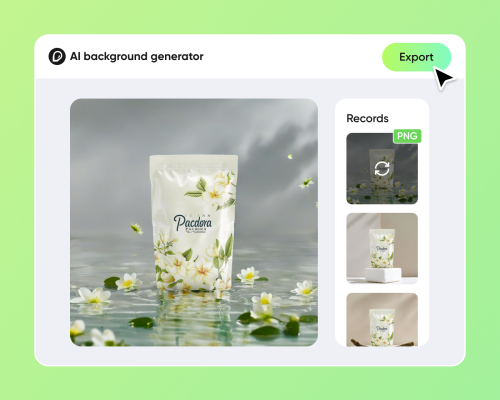 导出您的产品图片