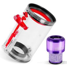 ACCTDLF Canister Dust Bin Replacement for Dyson V11 V15 Torque Drive Animal Complete V15 Extra V15S Detect Submarine SV22 SV15 SV14 Large Vacuum Bin Part, with Filter (for V11 Dust Bin + Filter)