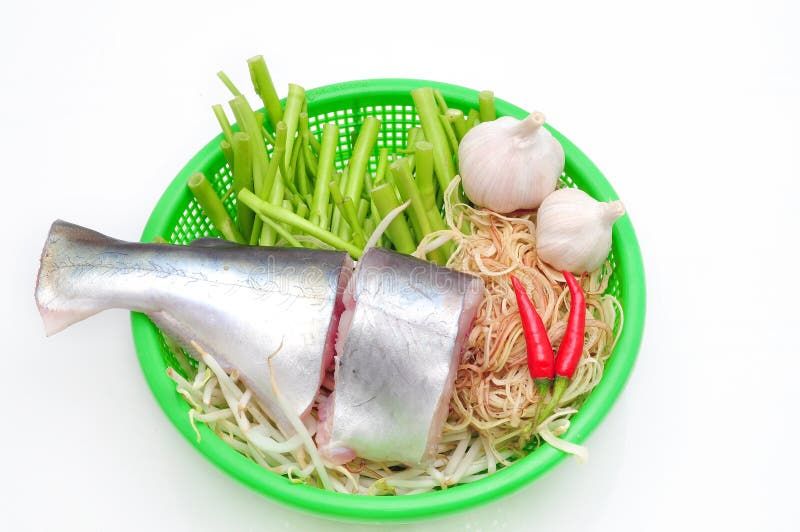 Pangasius or Vietnamese catfish in the kitchen in a white background. Vietnamese catfish stock images, royalty-free photos and pictures