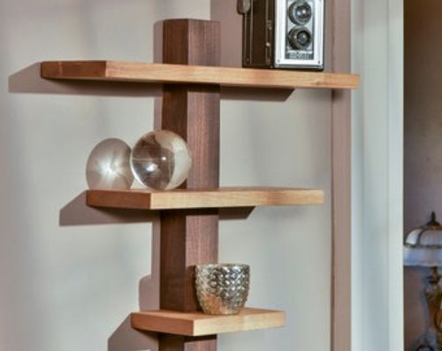 Mid Century Modern Shelf, Chic Gift, Cool Shelving, Art Deco, MCM Furniture, Modern Wall Shelves, Anniversary Gift Idea, Classic Decor, MCM