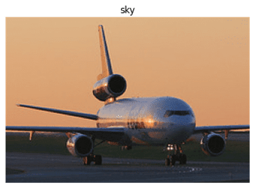 "sky" image sample from NUS WIDE dataset