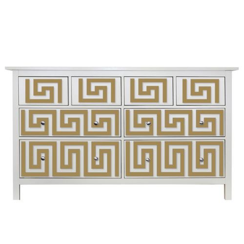 Greek Key Kit for Ikea Hemnes Dresser 8 Drawer | O'verlays