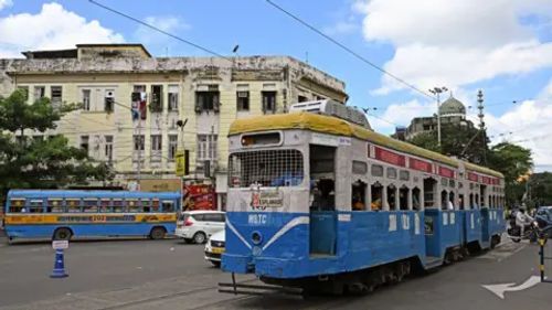 AFP  In this photo taken on September 8, 2024, passengers commute in a tram along a street in Kolkata. Introduced in the sprawling eastern city in 1873 during the early days of the imperial British Raj, trams in Kolkata were initially horse-drawn, then steam-driven. Electric-powered trams took to the streets in 1900.