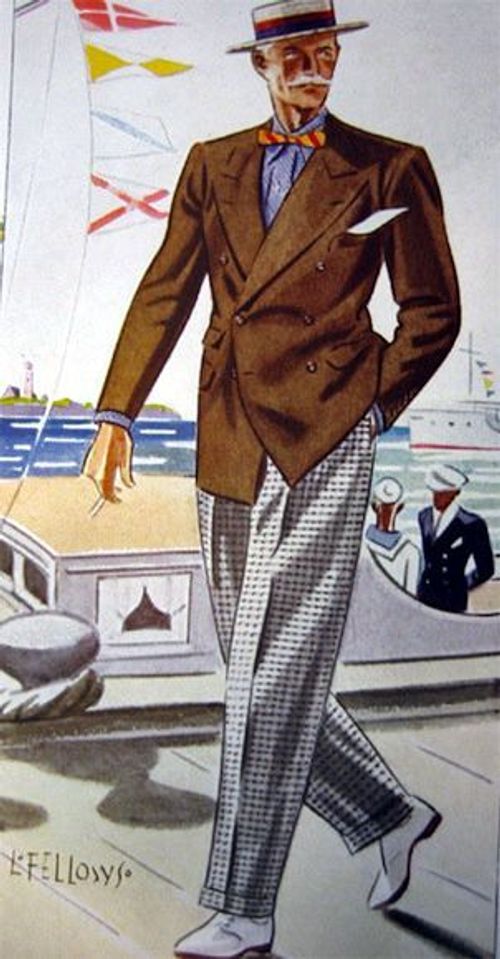 1930s Men's Suits History | Mens fashion illustration, Mens fashion classic, Vintage mens fashion