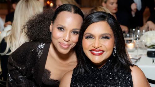 Kerry Washington and Mindy Kaling in June.