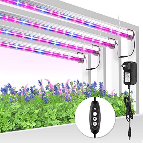 roleadro 4 pack led grow light strip