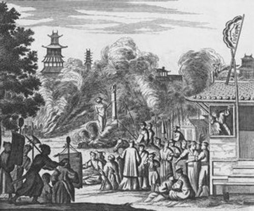 Persecution of Christians in Japan (engraving)