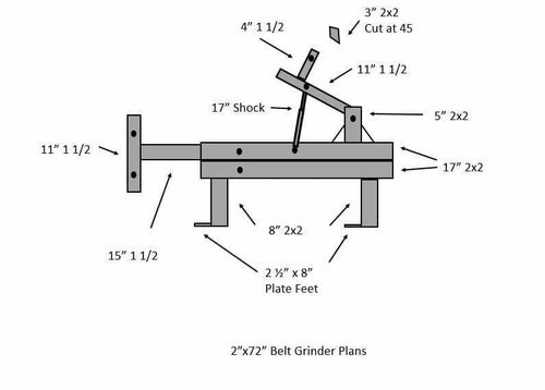 Belt Grinder Plans | Belt grinder plans, 2x72 belt grinder plans, Belt grinder