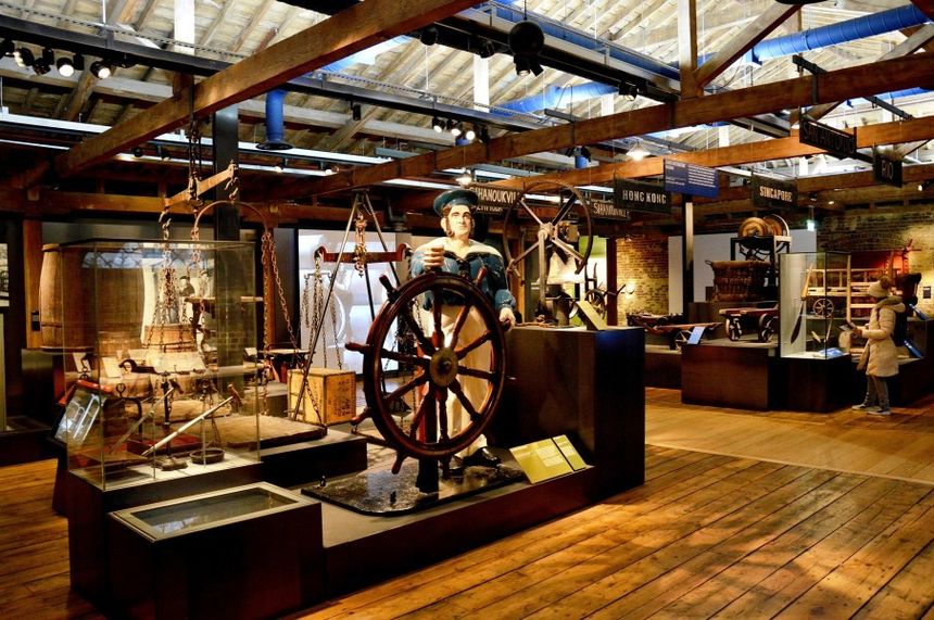 Featured exhibit at Museum of London Docklands