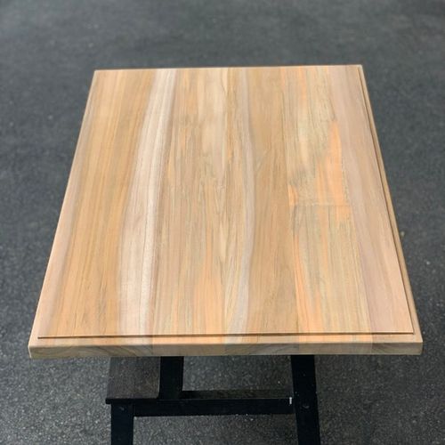 Custom Made To Order Table Tops. Teak, Walnut, Oak, Maple etc..  or whole tables. But sometimes you just need a top for old legs.