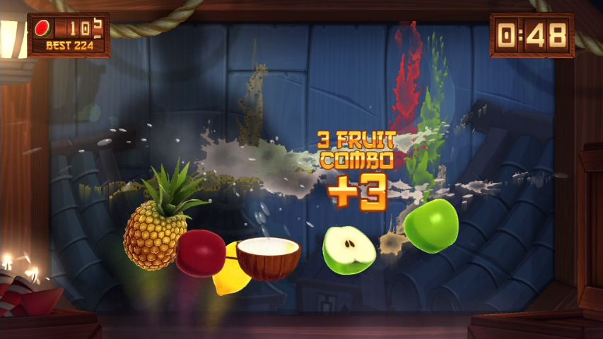 Fruit Ninja Kinect 2 screenshot 1