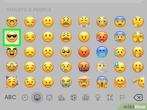 Step 8 Select an emoji.