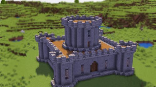 Minecraft Medieval Castle Easy, Minecraft Simple Castle Build, Castle Simple Minecraft, Minecraft Castle Simple Build, Small Castles Minecraft, Minecraft Medieval Castle Simple, Minecraft Castle Small And Easy, Medieval Small Castle Minecraft, Huge Medieval Castle Minecraft
