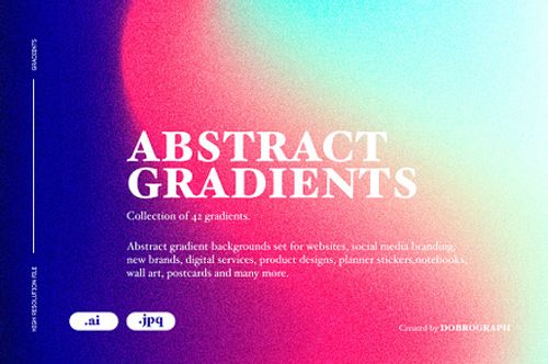 Abstract gradients, a Gradient Add-On by DOBROGRAPH