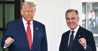 Prime Minister Mark Carney tells Trump that Canada is 'not for sale' as the two leaders meet to discuss tariffs