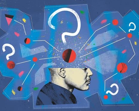 Illustration representing an ADHD brain.