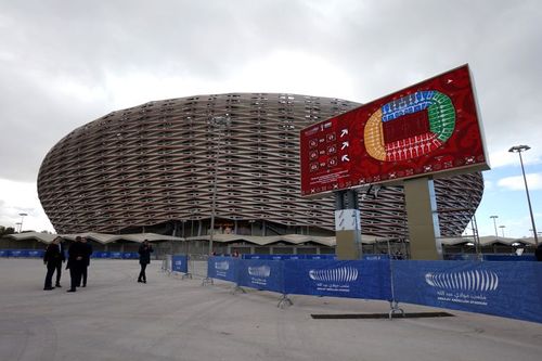 General view outside the stadium ahead of the CAF Africa Cup of Nations