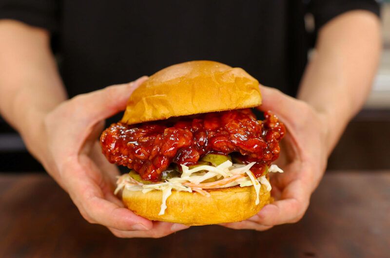 Korean Fried Chicken Sandwich