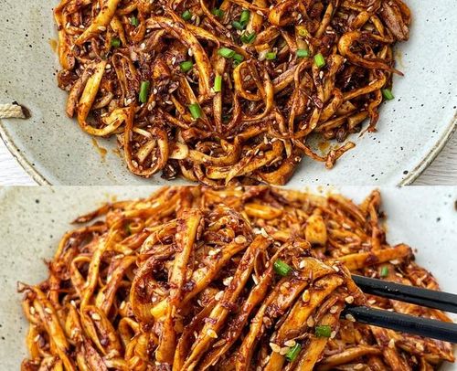 越嚼越香‼️比肉还要好吃👉干煸孜然杏鲍菇