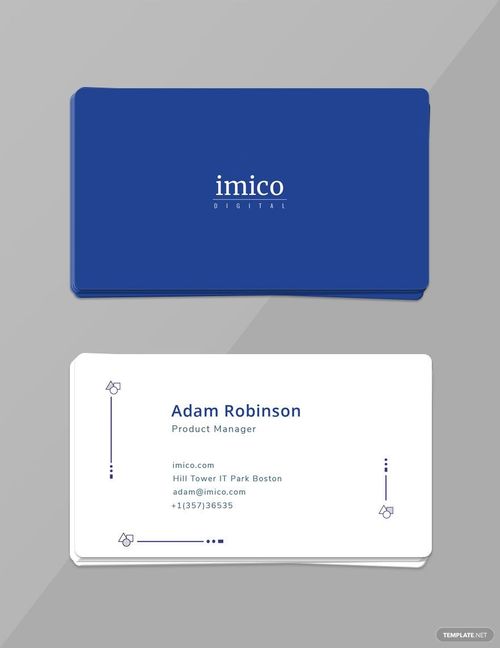 Tech Start-up Business Card Template in Publisher, Pages, Illustrator, Word, PSD, Google Docs - Download | Template.net