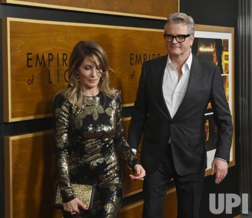 Colin Firth and Maggie Cohn Attend the "Empire of Light" Premiere in Beverly Hills
