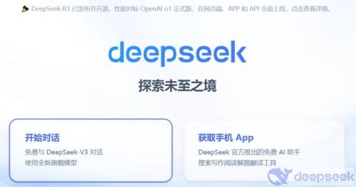 DeepSeek官网网页版入口（深度求索官方网址）-deepseek