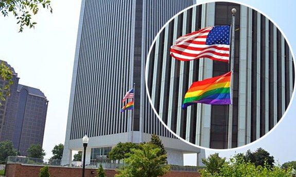 Federal Reserve bank asked to lower gay pride flag that 'celebrates' homosexuality | Daily Mail ...