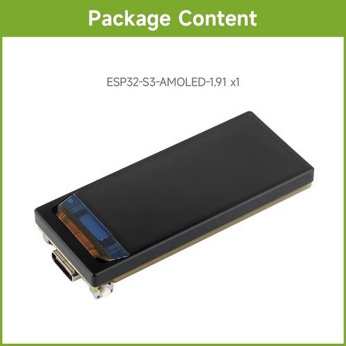 Waveshare ESP32-S3 1.91inch AMOLED Display Development Board ESP32 With Display - Picture 12 of 12