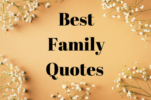 Best Family Quotes