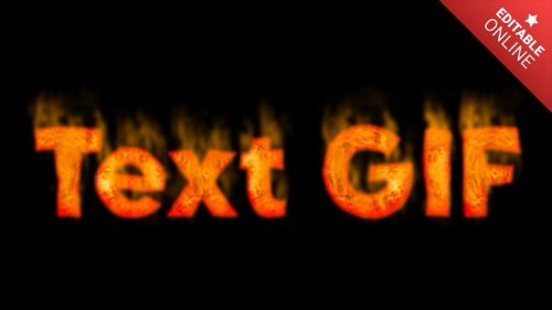 Text GIF Text Effect