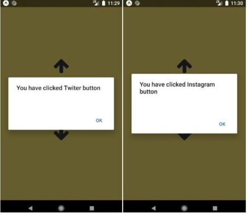 different windows displayed