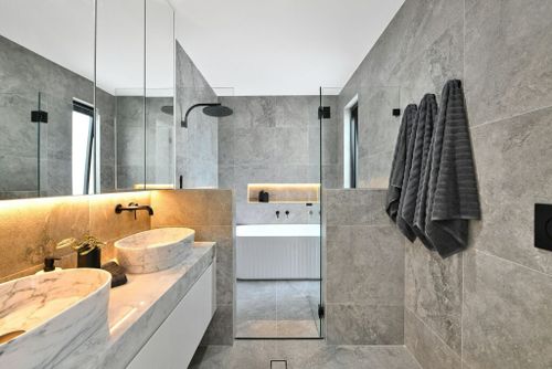 luxury stone bathroom tiles