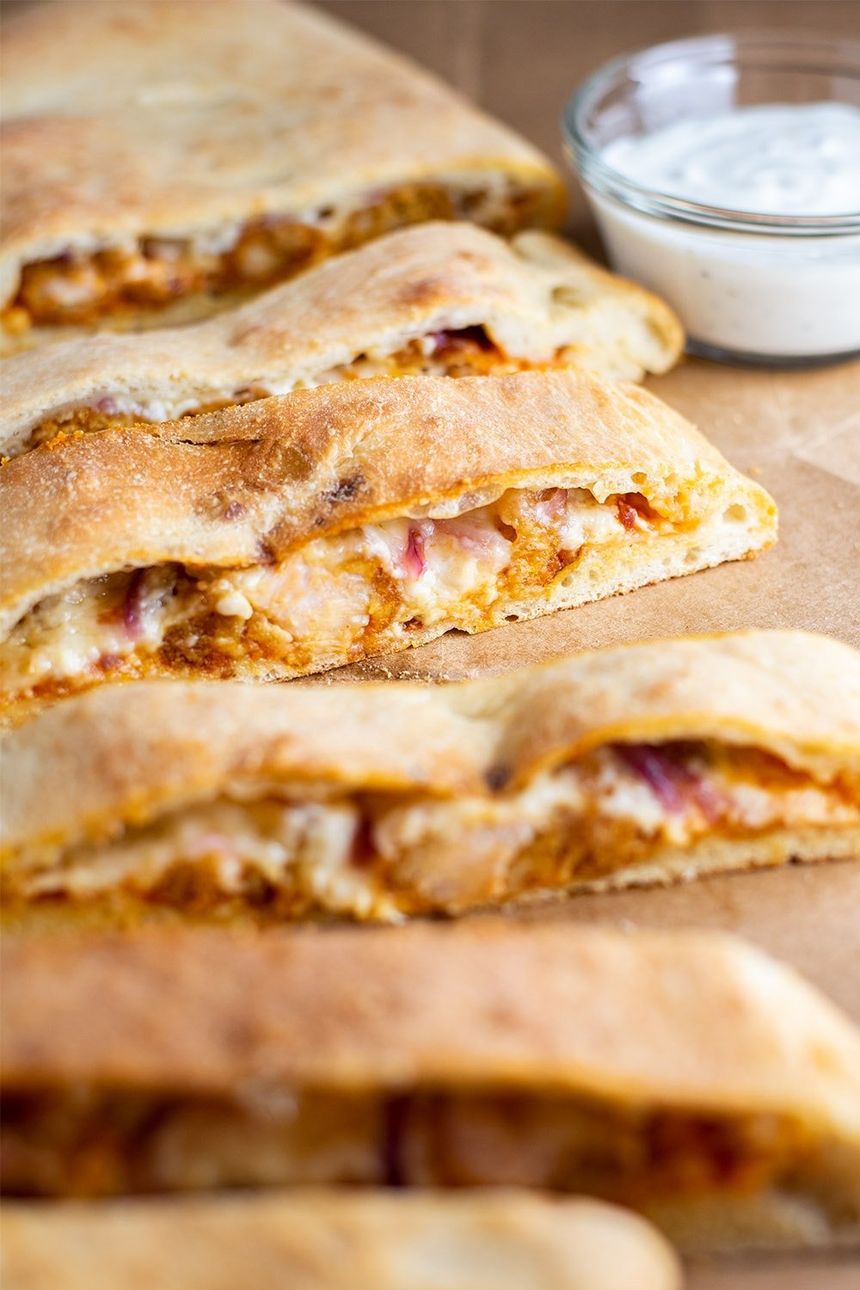 Buffalo Crispy Chicken Calzone