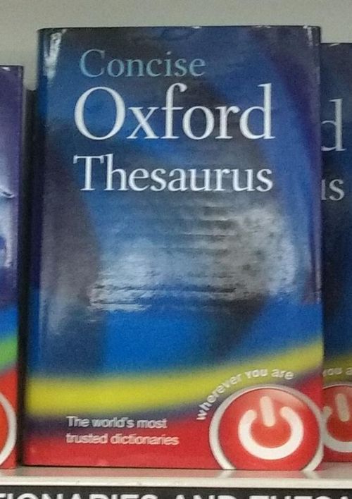 concise oxford thesaurus 2007 edition cropped