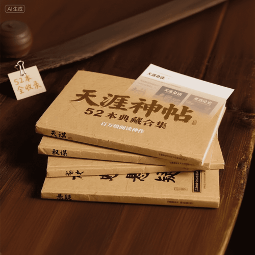 《天涯社区优质书籍52本合集》，均是超几百万阅读量的精品