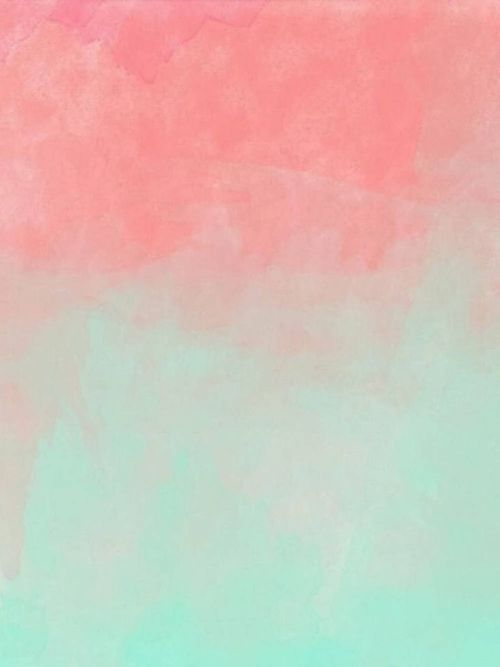 Pastel iPad Gradient Coral And Mint Green Wallpaper