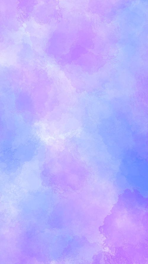 Soft Watercolour No Copy Phone Wallpaper in Purple and Blue Gradient Style