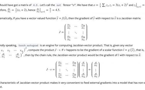 PyTorch 60 分钟入门教程：自动微分