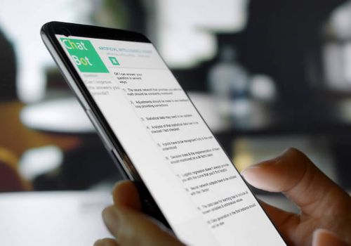 ai chatbot phone office - chat bot stock pictures, royalty-free photos & images