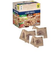 Instant Oatmeal Variety Pack (52 Ct.) Wholesale, Cheap, Discount, Bulk (1 - Pack). Individual Packets /1.51 Ounce ., 78.8 Ounce -100% whole grain Oats And Heart Healthy- Come With Bag Of Brown Sugar