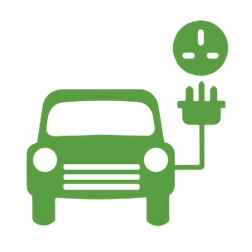 Electric Car Symbol C Road Marking