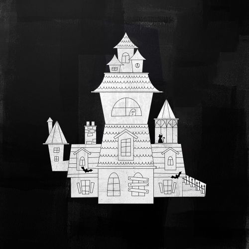 Kids can combine our printable haunted house elements in hundreds of ways to create their own monstrous DIY Halloween mansion! | via barley & birch