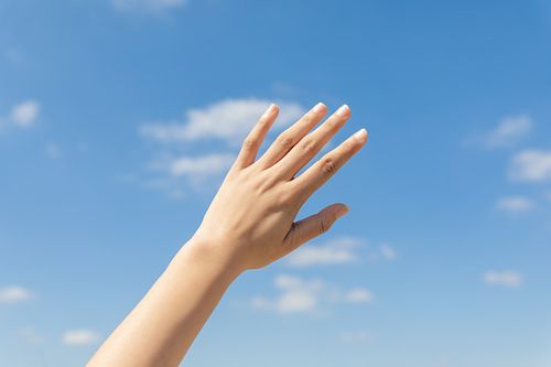 遮挡手势手部特写图片下载