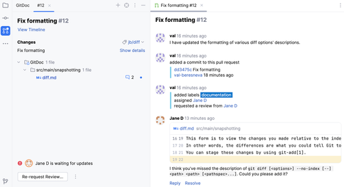 Pull request overview