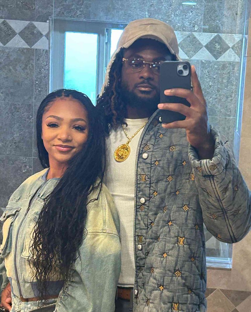 Brandon Aiyuk and Rochelle Searight.