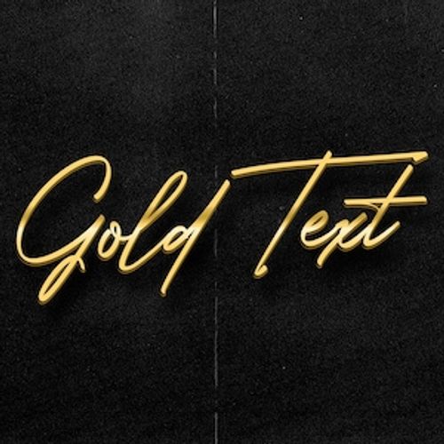 Gold Text Effect, 3D Text, text effect, styles, photoshop